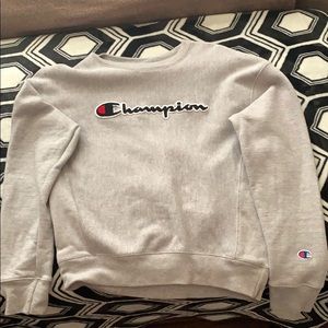Grey champion crewneck
